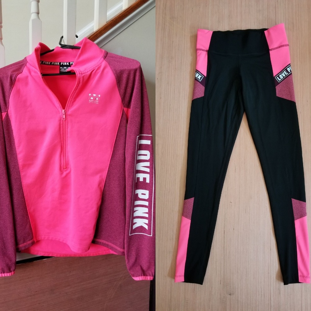 victoria secret pink ultimate workout outfit